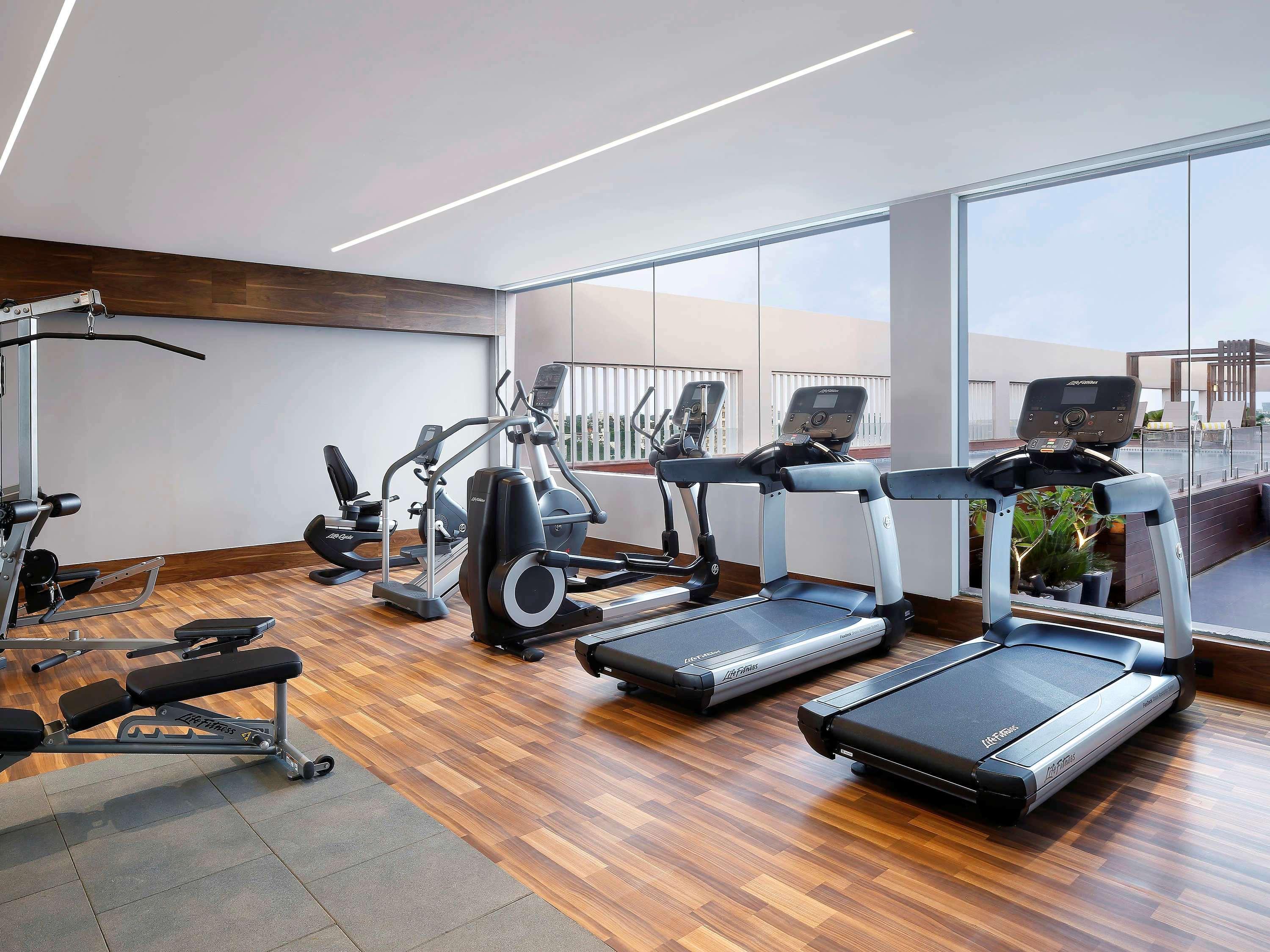 Novotel Chennai Chamiers Road Exterior photo The gym at the hotel
