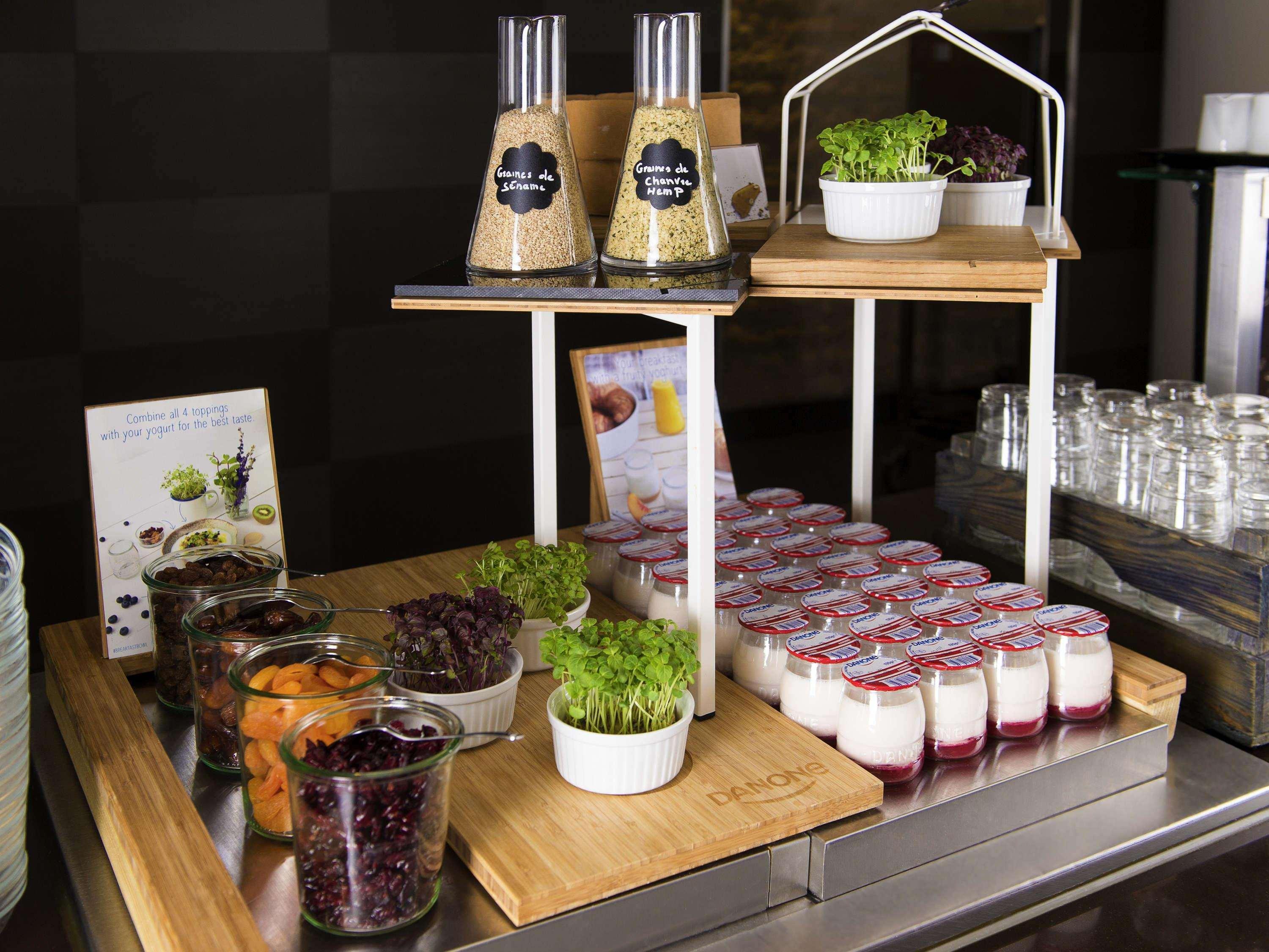 Novotel Chennai Chamiers Road Exterior photo A selection of breakfast items